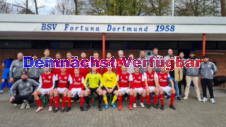 BSV Fortuna Dortmund 58 e.V. Mannschaftsfoto Platzhalter